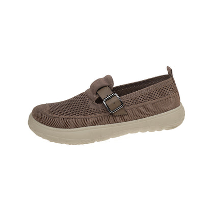 Women’s Plus Size Breathable Thick-Sole Loafers