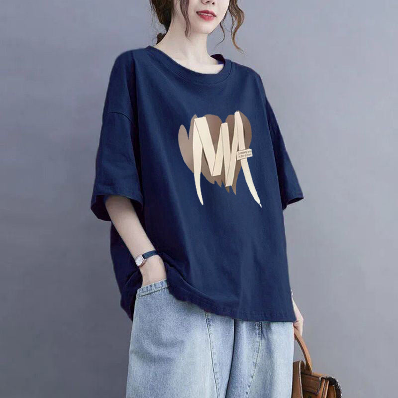 Women’s Plus Size Loose-Fit Casual T-Shirt