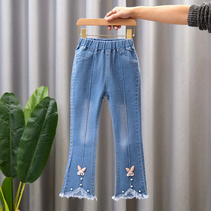 Girls’ Flared Denim Jeans