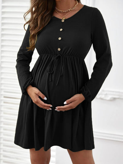 Women’s Long Sleeve Maternity Dress