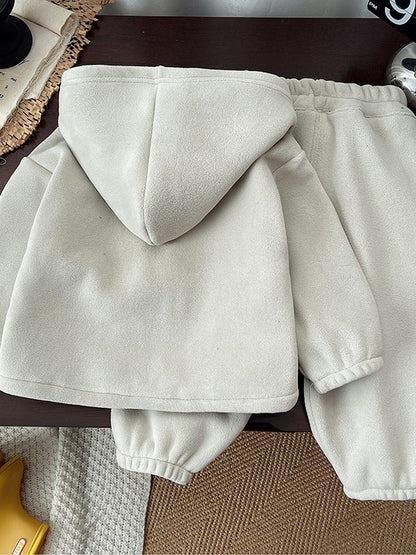 Kids’ Fleece Hooded 2-Piece Set