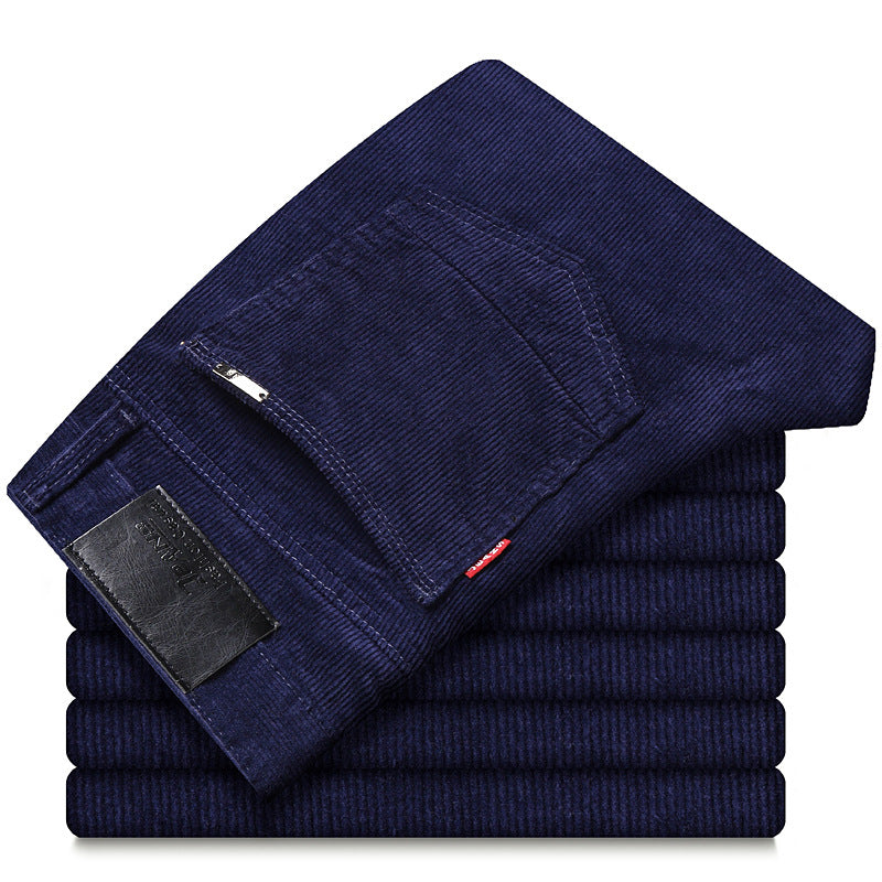 Men’s Loose Straight Corduroy Pants