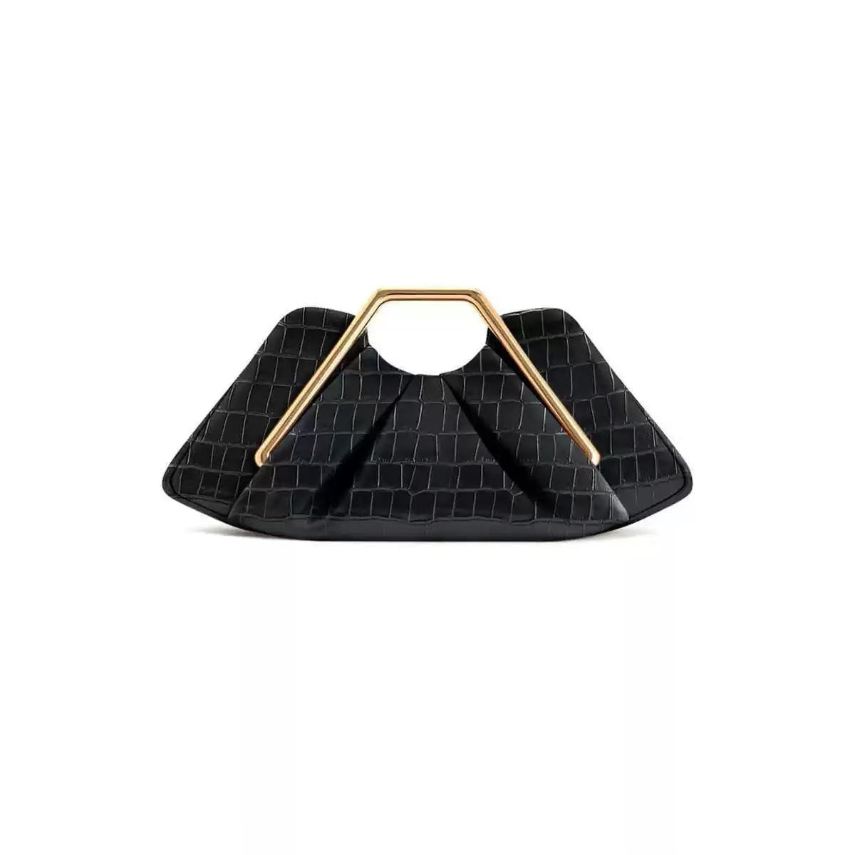 Women’s Soft Leather Pleated Cloud Bag