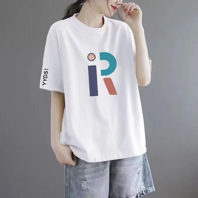 Women’s Printed Loose-Fit Short Sleeve T-Shirt