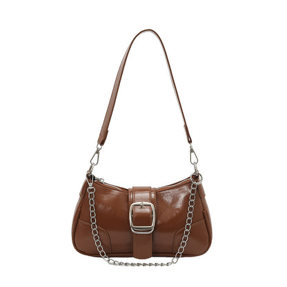 Women’s French Chain Baguette Shoulder Bag