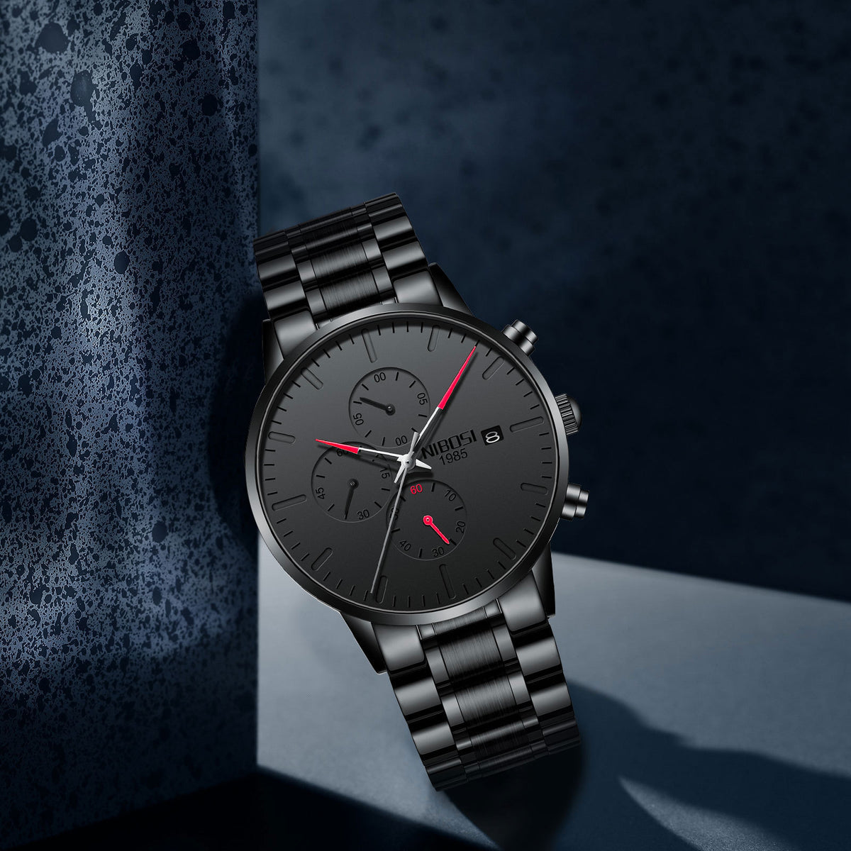 Nibosi Men’s Minimalist Waterproof Quartz Watch
