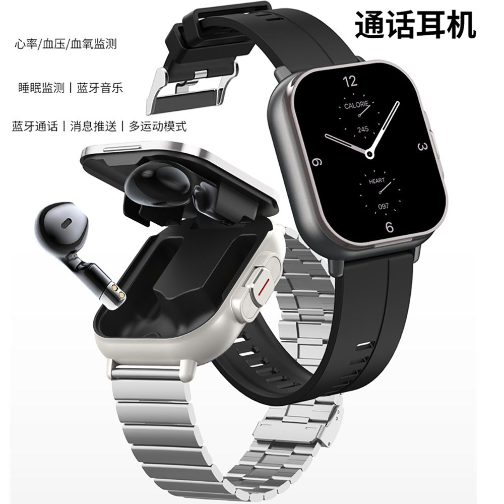 D8 Smart Watch & Bluetooth Earbuds 2-in-1