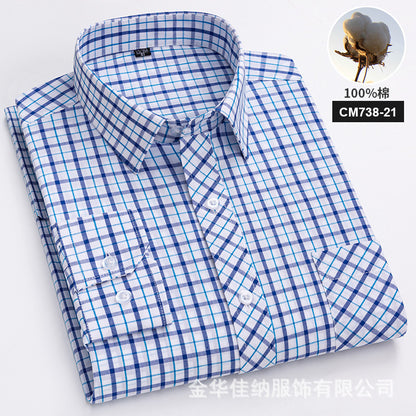 Men’s Cotton Check Casual Shirt