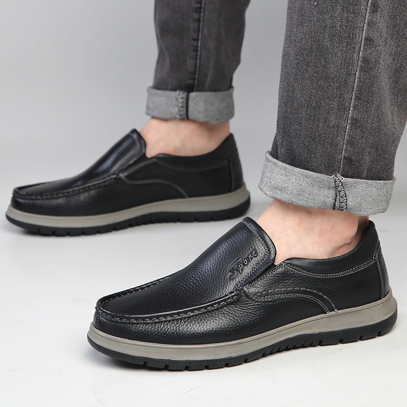 Men’s Slip-On Casual Leather Shoes
