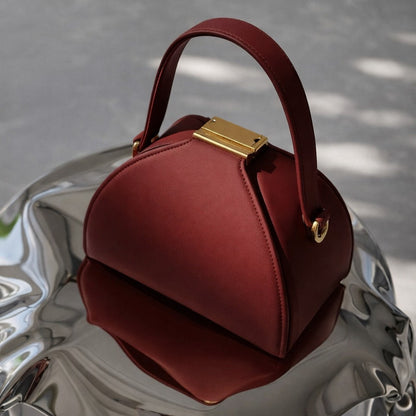Women’s Vintage Semi-Round Geometric Crossbody Bag