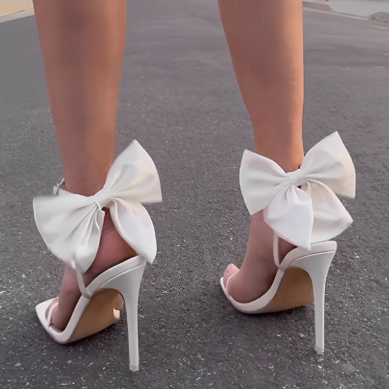 Women’s Bow Stiletto Strap Sandals