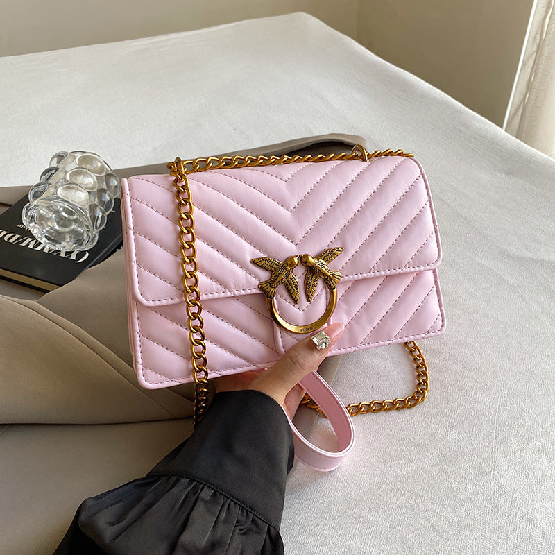 Women’s Diamond Quilted Chain Crossbody Bag