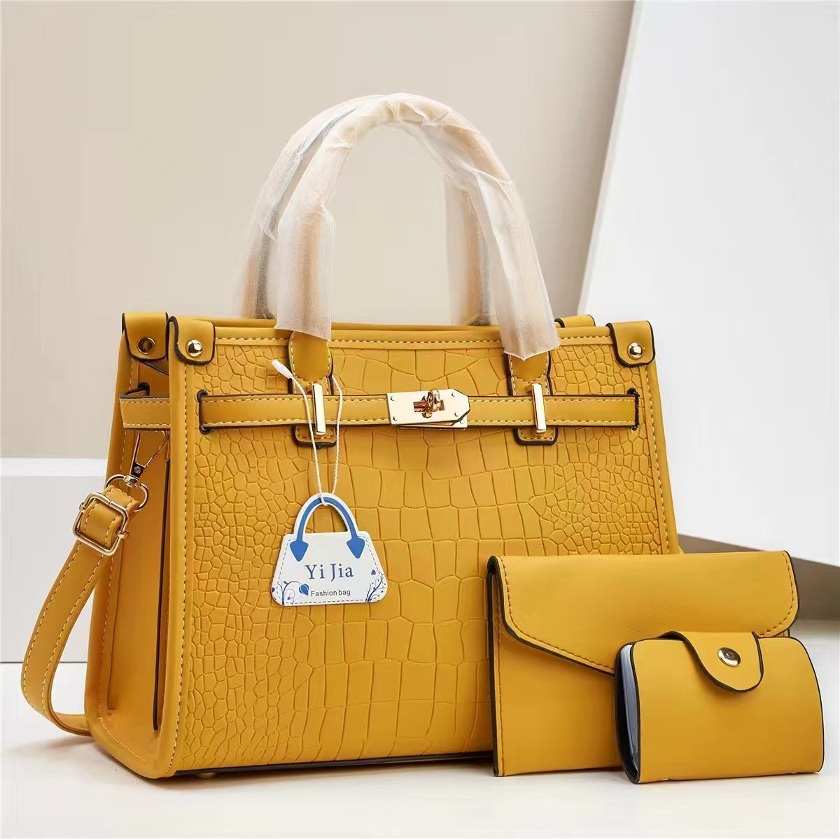 Women’s Macaron 3-Piece Handbag Set