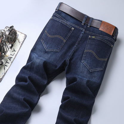 Men’s Thick Stretch Straight-Leg Jeans