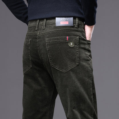 Men’s Loose Straight Corduroy Pants