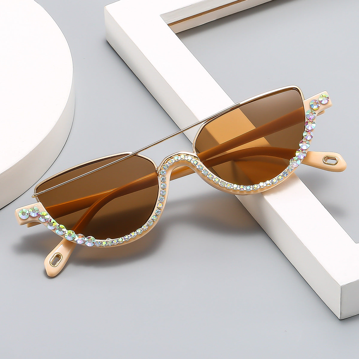Women’s Rimless Fashion Sunglasses