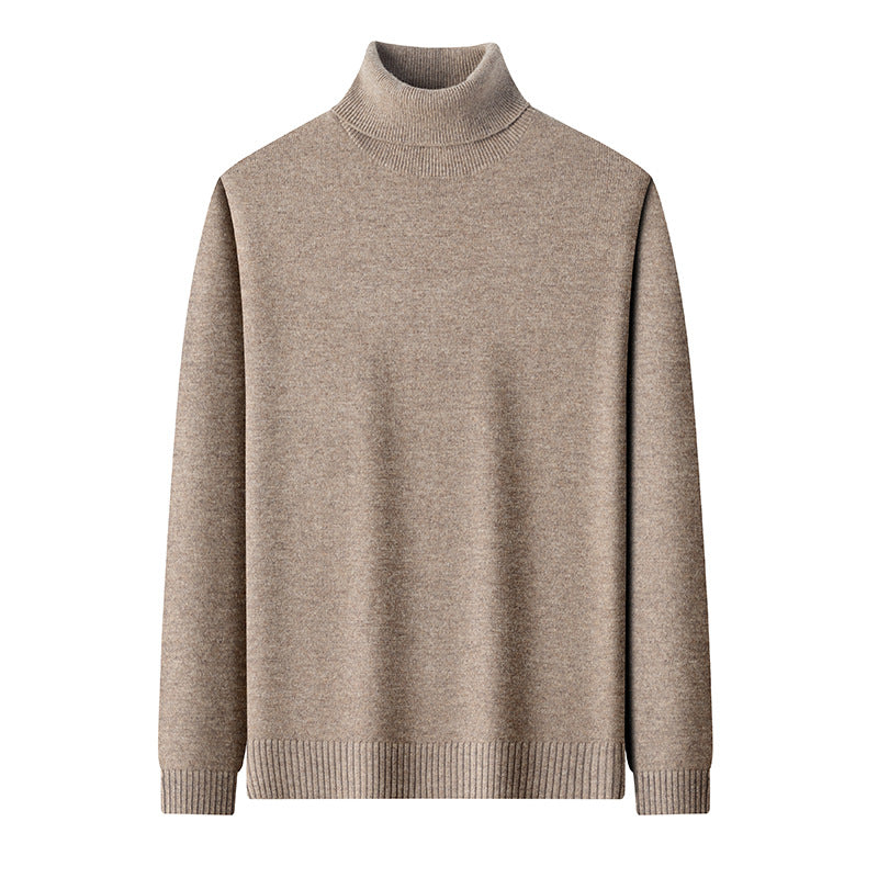 Men’s Wool Thick Turtleneck Sweater