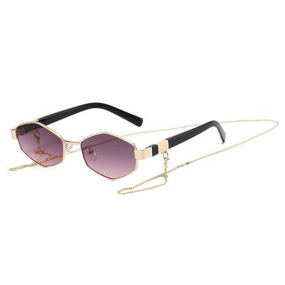 Women’s Polygonal Metal Fashion Sunglasses