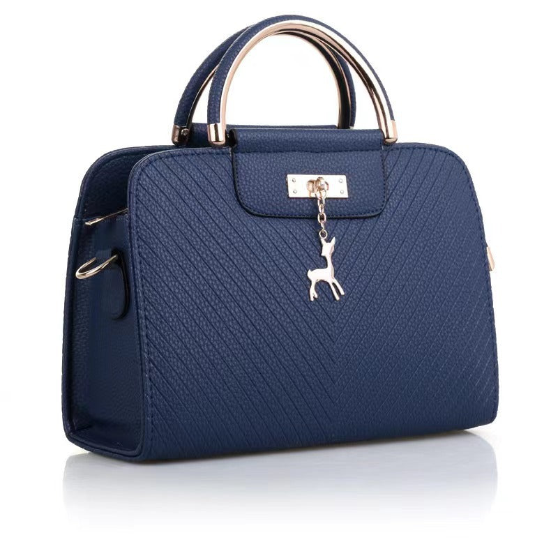 Women’s Solid Color Square Crossbody Bag