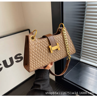 Women’s Metal Buckle Small Square Crossbody Bag