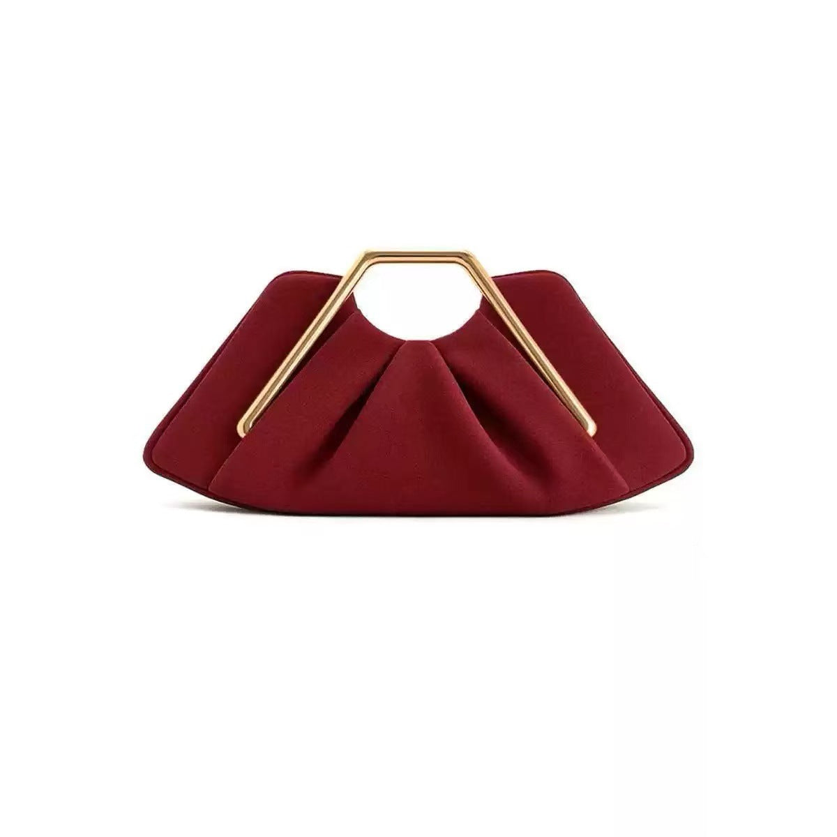 Women’s Soft Leather Pleated Cloud Bag