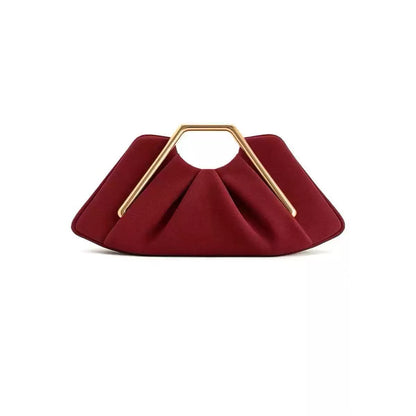 Women’s Soft Leather Pleated Cloud Bag