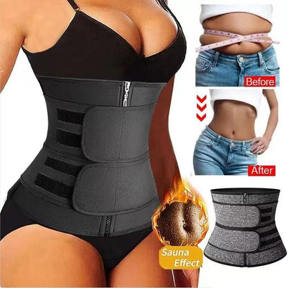 Cross-border abdominal belt waist postpartum autumn and winter plus-size double-layer women's slimming abdominal tucking warm belt spot wholesale