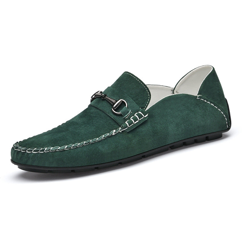 Men’s Genuine Leather Casual Slip-On Loafers