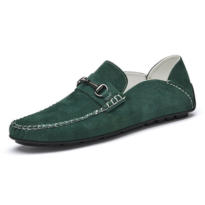 Men’s Genuine Leather Casual Slip-On Loafers