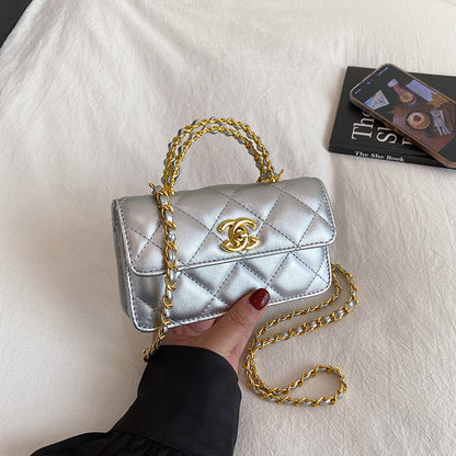 Women’s Quilted Chain Crossbody Bag