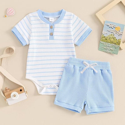 Baby Summer Short Sleeve Romper Jumpsuit