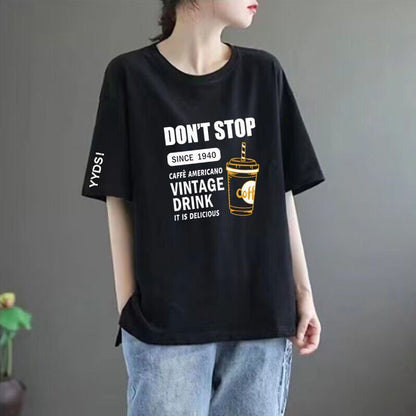 Women’s Printed Loose-Fit Short Sleeve T-Shirt