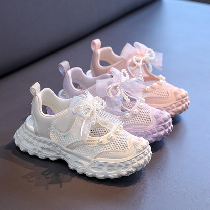 Girls’ Breathable Mesh Beach Sandals