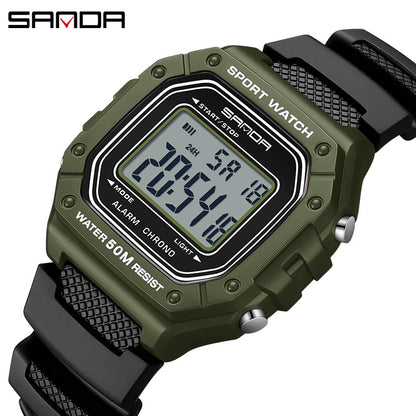 SANDA Multifunction Digital Sports Watch