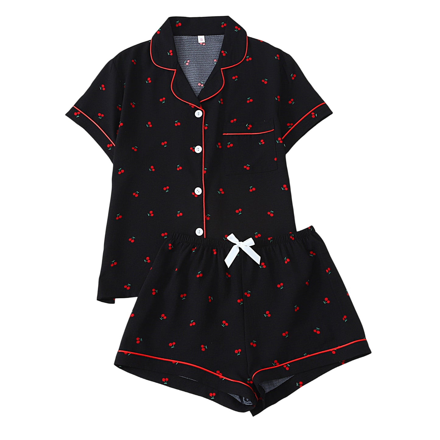 Women’s Printed Short Sleeve Pajama Set