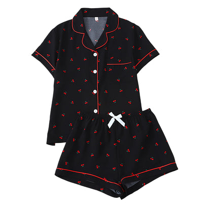 Women’s Printed Short Sleeve Pajama Set