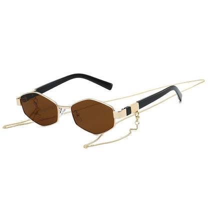 Women’s Polygonal Metal Fashion Sunglasses
