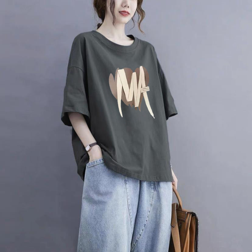 Women’s Plus Size Loose-Fit Casual T-Shirt