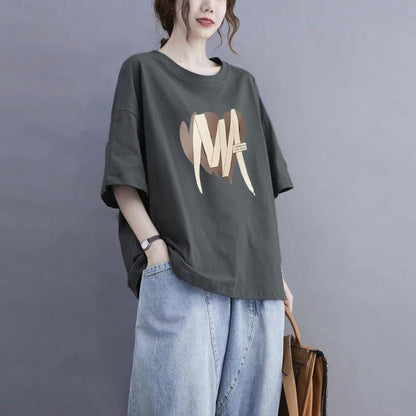 Women’s Plus Size Loose-Fit Casual T-Shirt