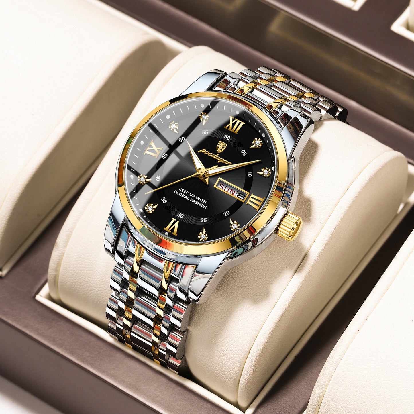 Men’s Waterproof Luminous Quartz Watch