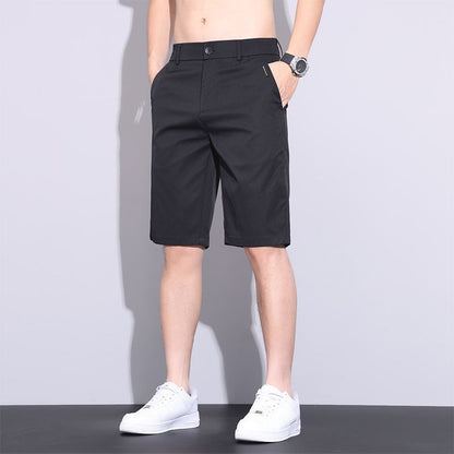 Men’s Ice Silk Stretch Casual Shorts