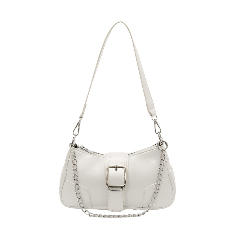 Women’s French Chain Baguette Shoulder Bag