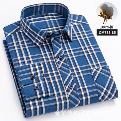 Men’s Cotton Check Casual Shirt