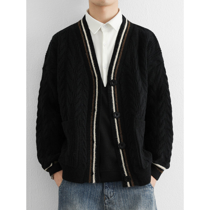 Men’s Casual Knit Cardigan Sweater