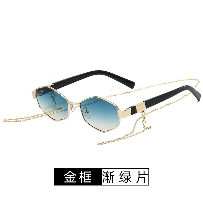 Women’s Polygonal Metal Fashion Sunglasses