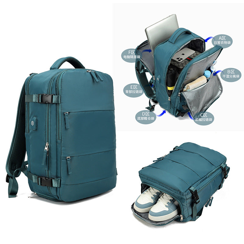 Waterproof USB Travel Backpack