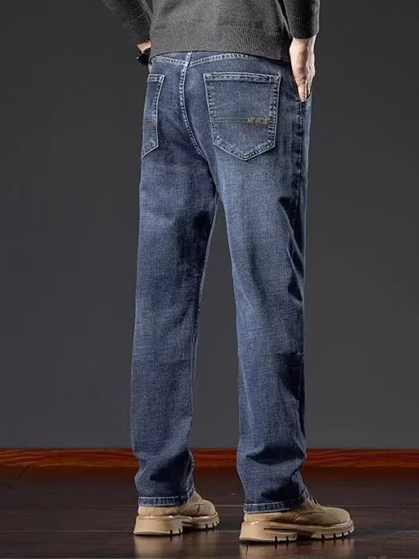 Men’s Stretch Loose Wide-Leg Casual Pants