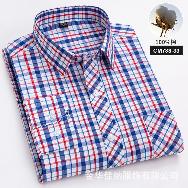 Men’s Cotton Check Casual Shirt