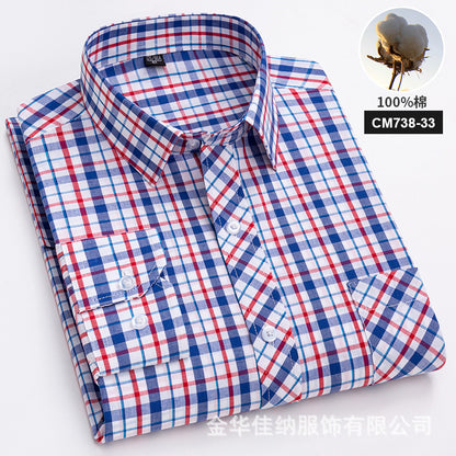 Men’s Cotton Check Casual Shirt
