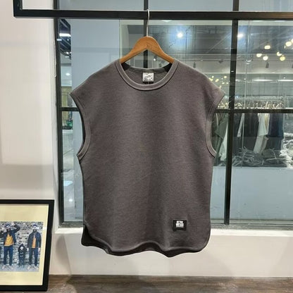 Men’s Ice Silk Sleeveless Summer Vest T-Shirt